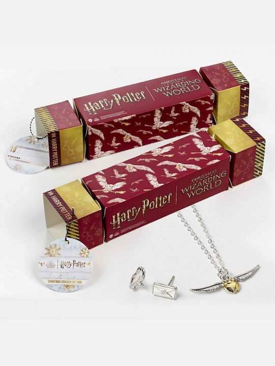 Pendant & Earrings Set Zinc plated Harry Potter Hedwig