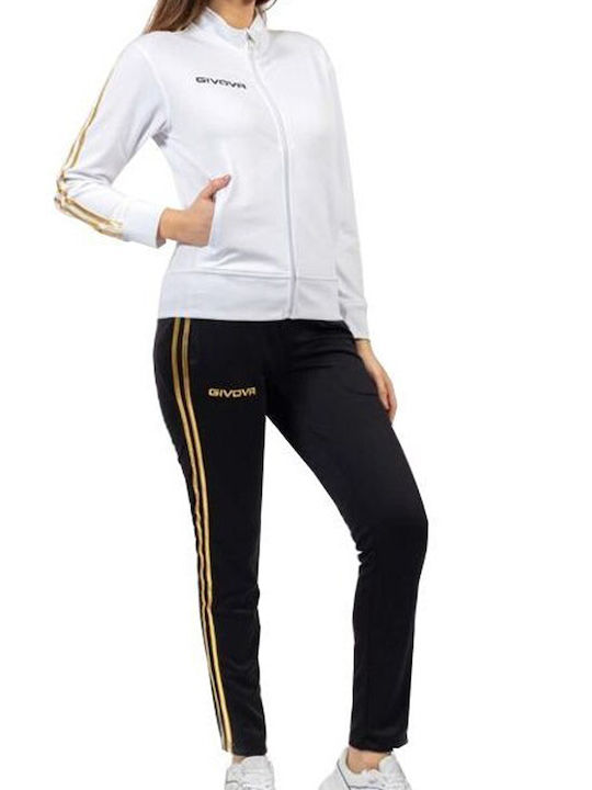 Givova Set Sweatpants Wht/gold