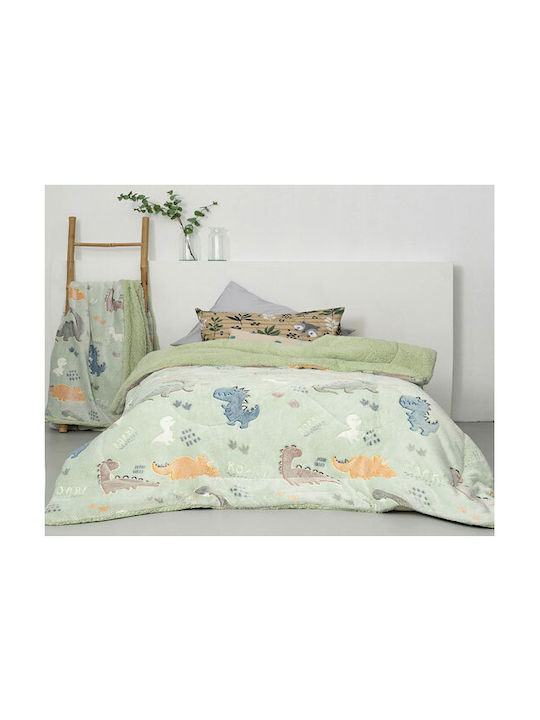 Palamaiki Kids Duvet Single Raptors Green 160x220cm