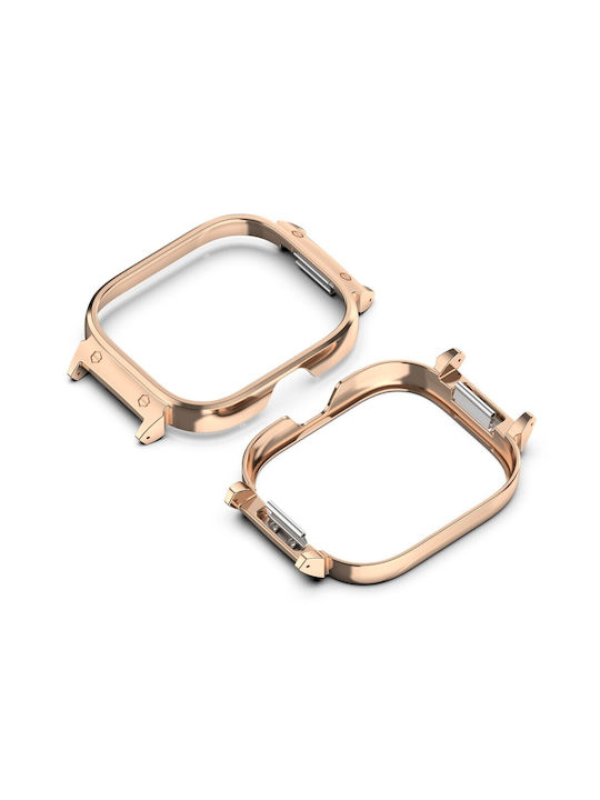 Μεταλλική Θήκη σε Ροζ χρώμα για το Xiaomi Redmi Watch 3 Lite / Watch 3 Active