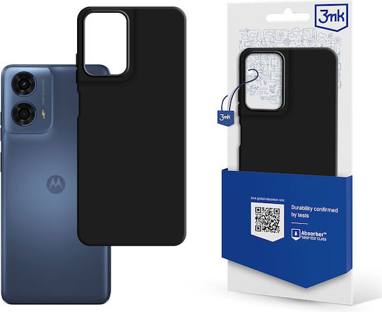 3MK Moto Back Cover Silicon 1.2mm Negru (Motorola Moto G24 Power)