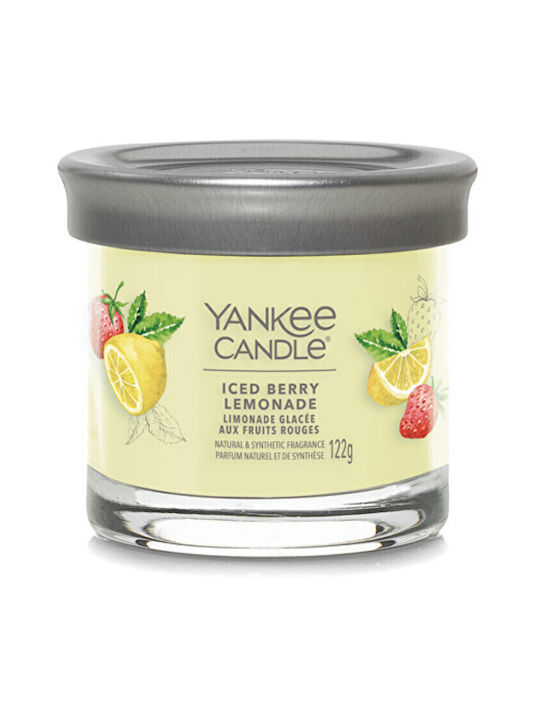 Yankee Candle Decorative Candle Iced Berry Lemonade Signature Tumbler Yellow 340gr 1pcs