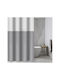 Guy Laroche Tokyo Duschvorhang Stoff 240x185cm Silver