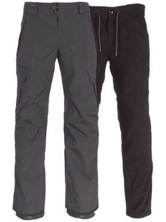 686 Men's Trousers Cargo Charcoal