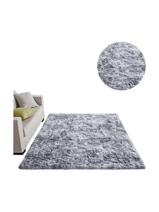 Strado Carpets Teppich Rechteckig Zottelig Silver