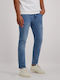 Pantaloni Jeans pentru Bărbați cu Croială Regular Bleached Used