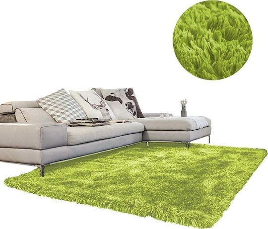 Dywan Living Room Shaggy 200x300 Green Uniwersalny
