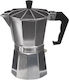Secret de Gourmet Secret de Gourmet Stovetop Espresso Pot 6 Cups Silver