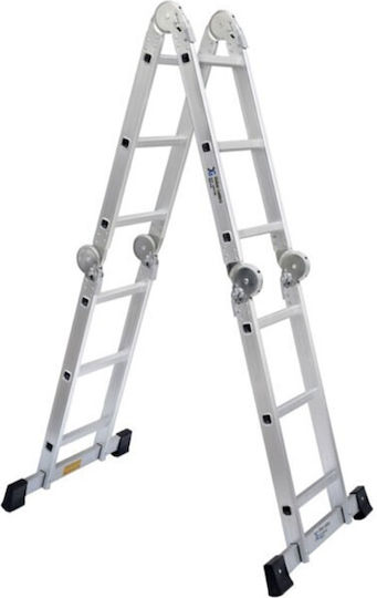 Prostep Aluminum Multipurpose Ladder 4x4 Prostep