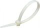 KSS Pack of 100pcs White Plastic Cable Ties 28900-W