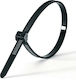 KSS Δεματικά Καλωδίων Πλαστικά 120mmx120mm σε Μαύρο χρώμα (100τμχ) (28900-B)