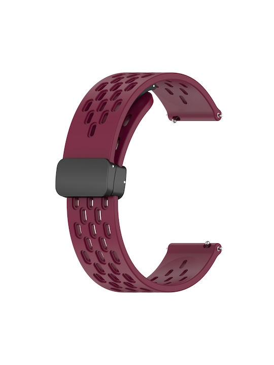 Armband Silikon Burgundisch (Galaxy Watch 3 41mm)