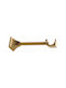 Zogometal Curtain rail base Wall made of Metal Gold 1pcs
