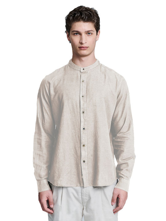 Staff Diver Long-sleeved Linen Shirt Dust