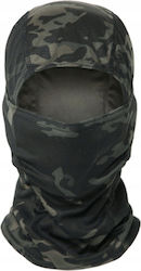 Termoactive militar Tactical Asg 1 Hole Camo negru Balaclava