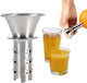 Hand-Entsafter Orange / Zitrone / Limette aus Edelstahl in Silber Farbe