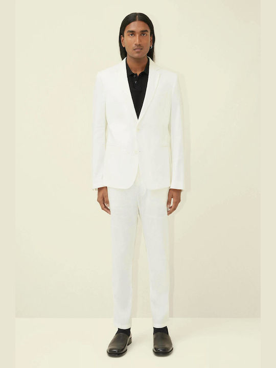 Drykorn Men's Suit Jacket Off White