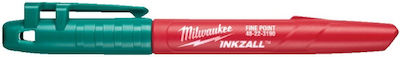 Milwaukee Inkzall Markers Green 36pcs