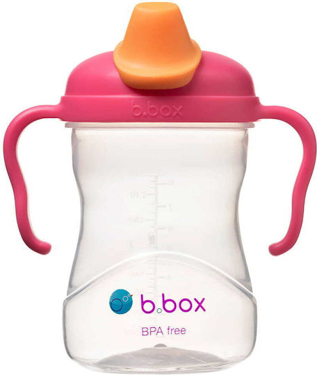 Εκπαιδευτικό Ποτηράκι Στόμιο 4m+ 240ml Spout Cup Raspberry B.box Bb621