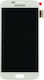 Screen Lcd+touch with Touch Mechanism for Samsung Galaxy S6 (White)
