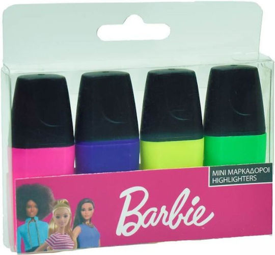 Mini Barbie Textmarker 4er Pack 349-79001 Gim