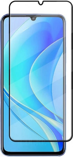 Huawei Nova Y70 Y70 Plus Vollabdeckung Vollkleber 9H Gehärtetes Glas Displayschutz Schwarz OEM