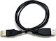 C-TECH USB 2.0 Cable USB-C male - USB-A female Black 1.8m (CB-USB2AA-18-B)