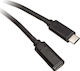InLine Regular USB 3.2 Cablu USB-C bărbătesc - USB-C female Negru 2m (35772)