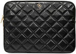 Guess Pu Quilted 4g Metal Logo Husă pentru laptop 13" în culoarea Negru