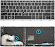Keyboard for HP EliteBook 745 G3, 840 G3, 840 G5, 745 G6, 840 G6 with Trackpoint / Backlit English (US) Black (2B-AB631600)