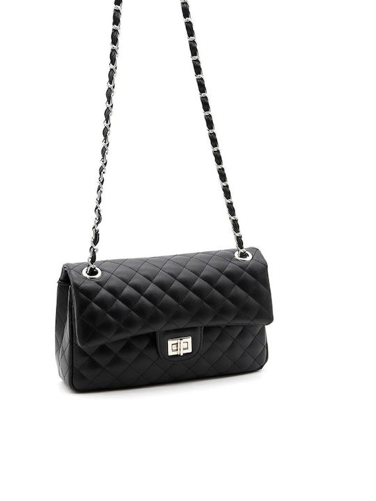 Silver & Polo Women's Bag Shoulder Black