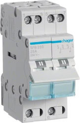 Hager Dipoilikós Διακόπτης Ράγας 230V 25A