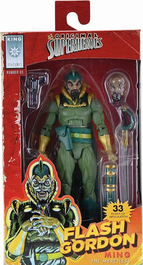 Neca The Original Superheroes: Flash Flash Gordon - Ming The Merciless Ultimate Φιγούρα Δράσης ύψους 18εκ. σε Κλίμακα 1:10