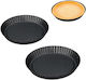 Set 3 bucăți Tartă rotundă cu diametru 21 Cm 26 Cm 28 Cm 28 Cm