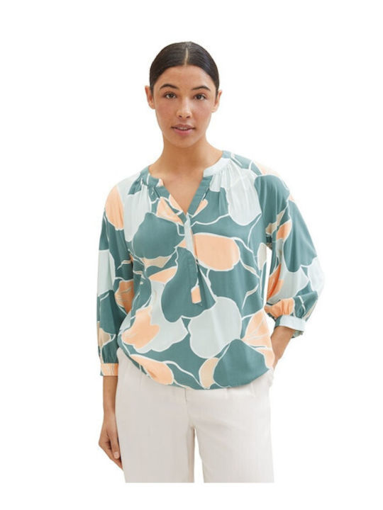 Tom Tailor Women's Blouse Green