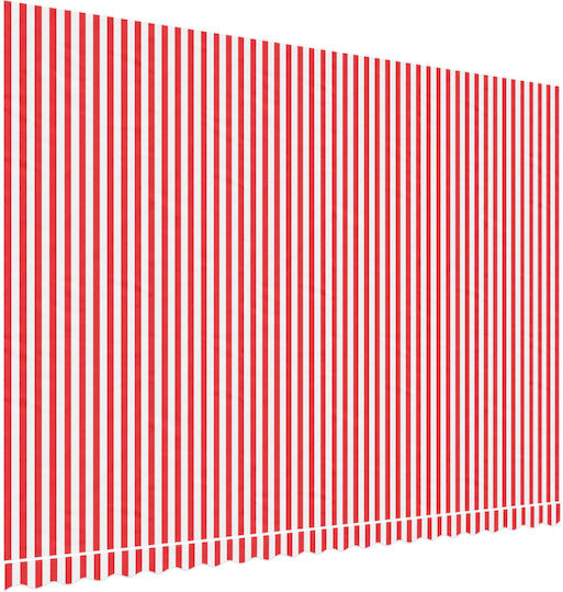 vidaXL Replacement Awning Red with PU Coating 3.5x5m