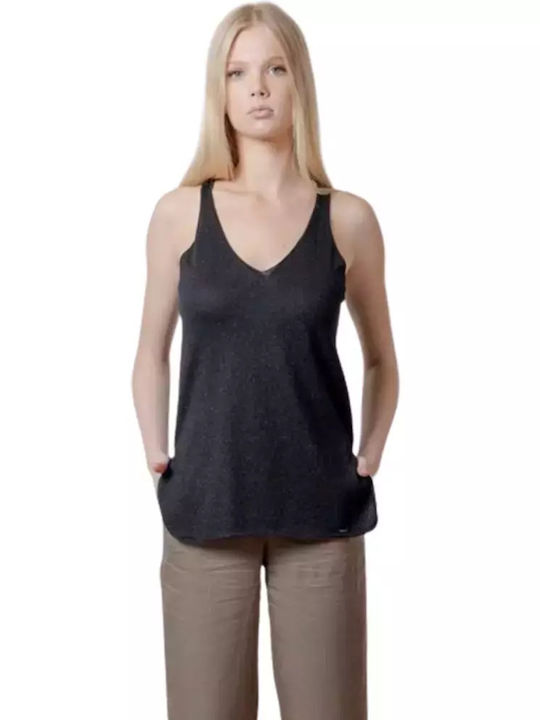 Aggel Women's Blouse Sleeveless Black