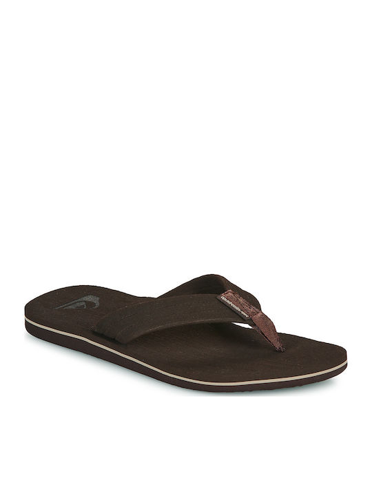 Quiksilver Molokai Layback Men's Flip Flops Brown