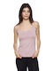 Bodymove Damen Bluse mit Trägern Rosa