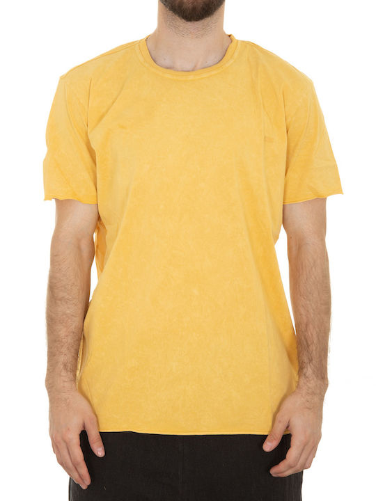 Staff Ανδρικό T-shirt Κοντομάνικο Yellow