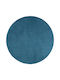 vidaXL Oviedo Rug Round Turquoise