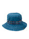 Aquablue Herren-Hut Bucket-Stil Blau