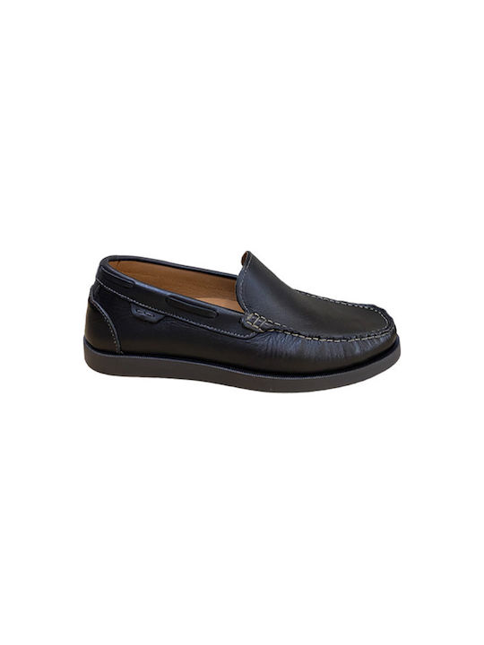 Antonio Shoes Leder Herren Mokassins in Schwarz Farbe