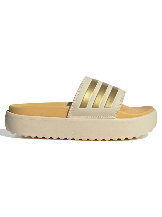 adidas Adilette Slides με Πλατφόρμα σε Πορτοκαλ...