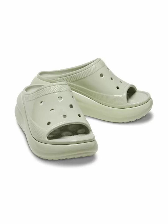 Crocs Crush Women's Slides Green