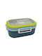 Ankor Plastic Lunch Box Blue 21.3x14.8cm 6pcs
