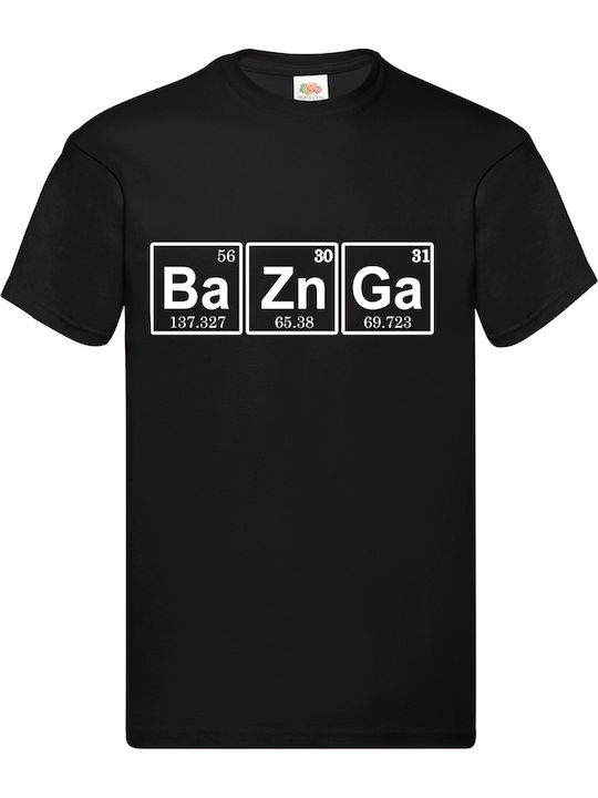 Fruit of the Loom Big Bang Theory T-shirt Μαύρο Βαμβακερό