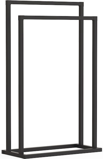 AWD Interior Freistehender Kleiderständer Badezimmer Einzeln ​45.5x45.5cm Schwarz
