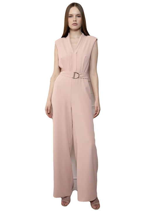 Desiree Women's Sleeveless One-piece Suit Pink