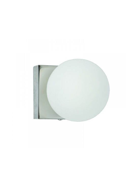 Inlight Modern Lamp Wall with Socket G9 Silver 9x9cm